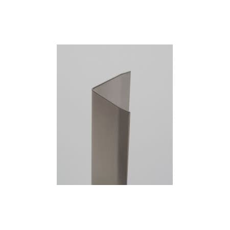 Western Fabricating Llc Western Fabricating 90 SS Corner Guard, 16 Ga., 3/8 Wings, Sq. Corners, 96Lx3Wx3H 30309616_90-degree_square-corner_wings
